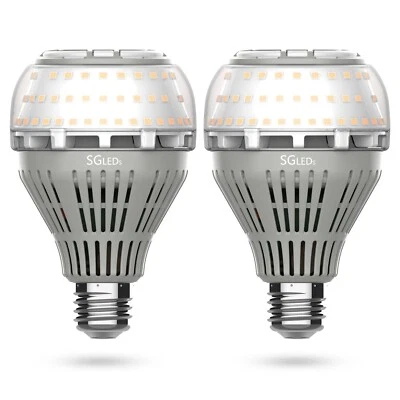 2x 250W Equiva. LED Light Bulb 27W 4000lm 3000K Warm E26 Home Lamp Energy Saving - Image 1 of 4
