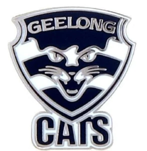Geelong Cats Official AFL Australian Rules Team Logo & Colours Lapel Tie Pin - Picture 1 of 1