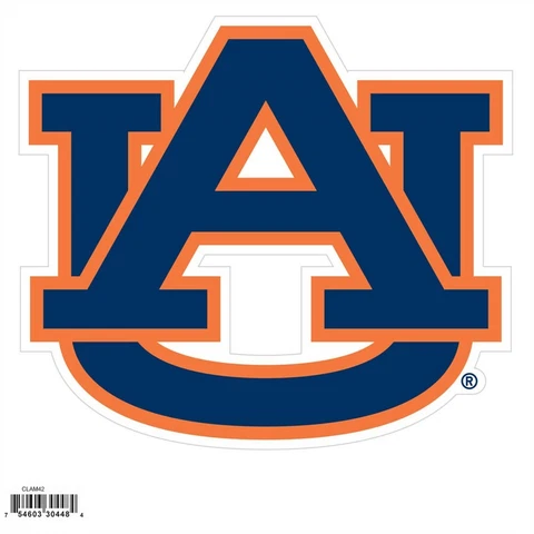 Auburn Tigers 8" Magnet Outdoor Rated Vinyl Auto Fridge NCAA College Color Team Cover