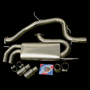 Audi A3 2.0T FSI 8P 3" Sport Catback Performance Exhaust System 03-12 - EU STOCK - Afbeelding 1 van 11