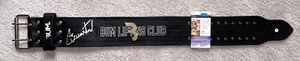 CHRIS BUMSTEAD SIGNED WEIGHTLIFTING BELT CLUB CBUM BODYBUILDING MR O OLYMPIA JSA - Picture 1 of 4