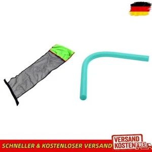 Swimming Pool Float Chair Float Pool Lounger Chair for Vacation Fun (Green) - Bild 1 von 11