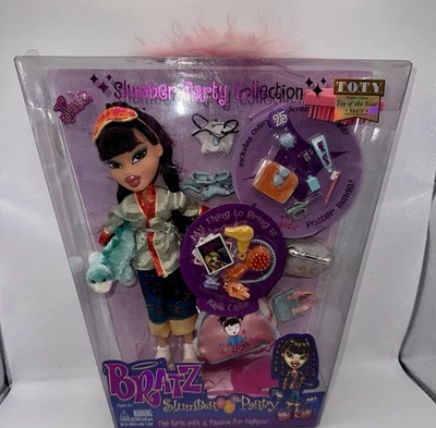 Оригинальная нефритовая кукла Bratz Slumber Party — РЕДКАЯ 2002 г., новая в коробке, MGA - Изображение 1 из 4
