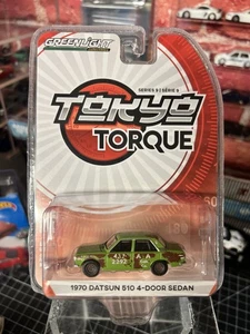 Greenlight Collectibles Tokyo Torque 9 1970 Datsun 510 4-Door Sedan Fast Ship - Picture 1 of 1