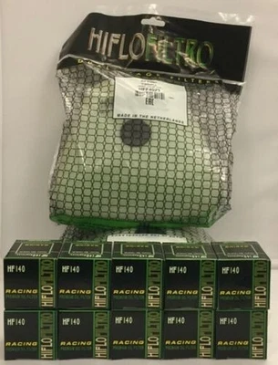 Kit Filtro Para YAMAHA YZ250F (2014 a 2018) 2x Filtro Aire y 10x Filtro Aceite Foto 1 de 4