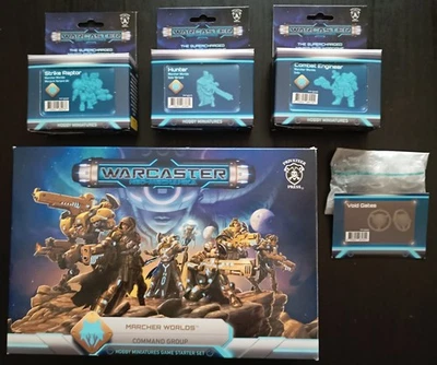 WARCASTER: LOTE Neo-Mechanika Marcher Worlds - Prensa privada - Usado Foto 1 de 4