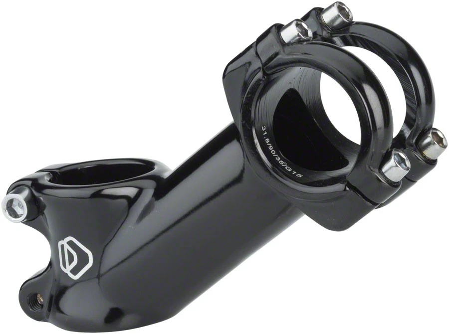 Dimension 31.8 Stem 90mm Clamp 31.8mm +35 Degree Steerer 1 1/8 in Black Aluminum - Image 1 of 1