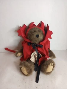 Boyds Bears Conner D. Devil Bear 10" Plush Halloween Decor - Picture 1 of 7