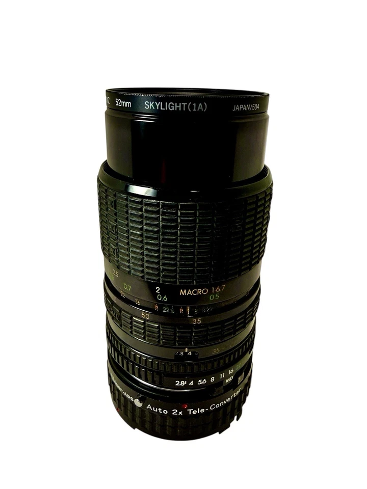 Lente Sigma Standard-Zoom 35-70 mm f/2,8-4 + 2x Teleconvertidor (montaje Minolta MD) Foto 1 de 3