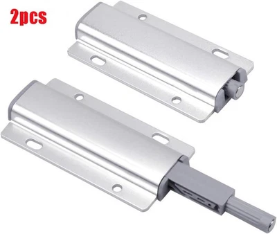 2pcs Heavy Duty Metal Push To Open Catch Cabinet Door Kitchen Wardrobe Hardware - Image 1 of 4