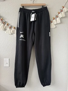 Nike Dri Fit Travel Fleece Terry Jogger Pant Black MN University Sporty Mens LT - Picture 1 of 9