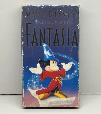 Fantasia VHS Disney Video Tape Masterpiece Slipcover Sleeve Custom Made? Rare - Image 1 of 4