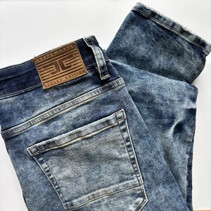 Jordan Craig Legacy Edition Sean Jeans Mens 32x32 Blue Distressed Skinny Y2K - Picture 1 of 18