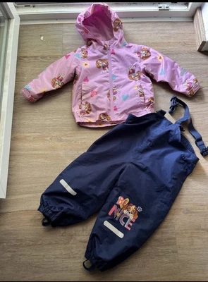 Paw Patrol skye Matschhose Matschjacke 86/92 Leicht Gefüttert - Bild 1 von 4