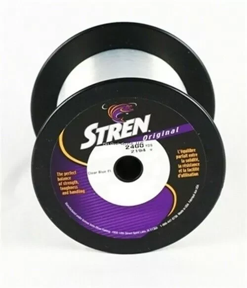 Stren Original Monofilament 2400 Yard Bulk Spools Clear/Blue - Image 1 of 1
