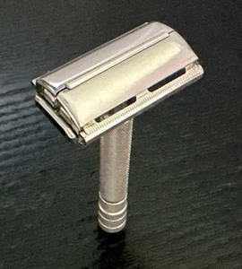 Vintage 1947 Gillette 'No Notch' Super Speed DE Rasierhobel - Bild 1 von 19