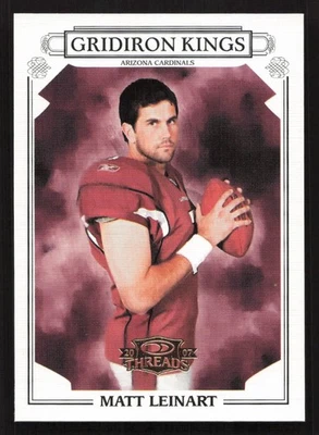 2007 Donruss Threads Matt Leinart Pro Gridiron Kings Gold #PGK-29 Card - Image 1 of 2