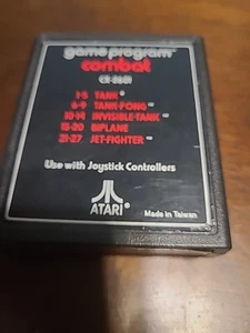 Atari 2600 CX-2601 Combat Game Cartridge gebraucht GETESTET FUNKTIONIERT - Bild 1 von 3