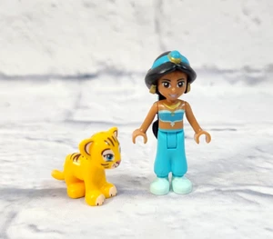 LEGO Jasmine Minifigure Disney Aladdin Princess dp012 w/ Tiger Cub 41061 - Picture 1 of 1