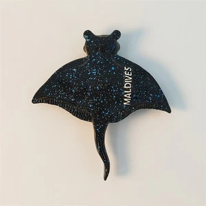 Maldivas Imán Nevera Refrigerador Adhesivo Decoración Hogar Resina Manta Ray Recuerdo - Imagen 1 de 4