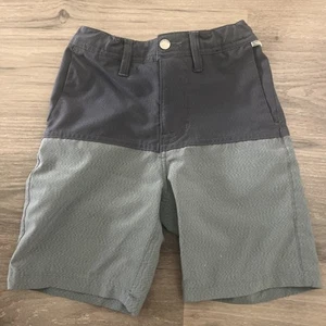 Pantaloncini ibridi Volcom Surf and Turf ragazzo taglia 7 elasticizzati grigio bicolore - Foto 1 di 5