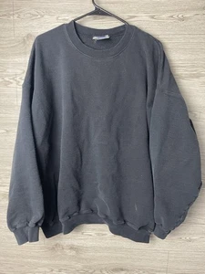 Vintage Hanes Ult. Printpro Crewneck Sweatshirt Herren 2XL 90s schwarz - Bild 1 von 7