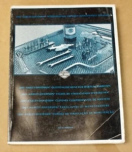 Harley Davidson Original Proof of Inspection Owners Maintenance Coupons - Picture 1 of 3