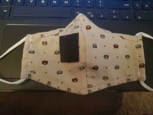 Kids mask with straw hole - Picture 1 of 17