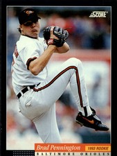 1994 Score Baltimore Orioles Baseball Card #258 Brad Pennington