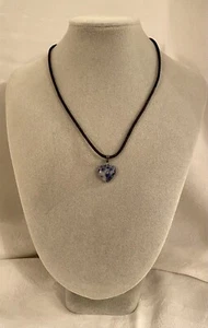 Necklace with blue heart - Picture 1 of 1