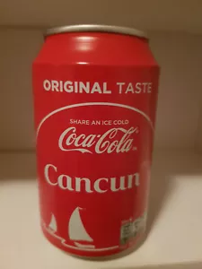 Coca Cola Can Holland 2017 330ml empty Destination: Cancun - Imagen 1 de 1