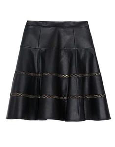 TIBI Aria Flirty Skirt leather  - Size 0 - Picture 1 of 1