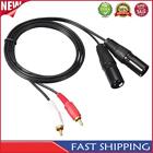 2 RCA Male To Dual XLR Male Audio Cable Professional Audio Connection Cable