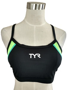 TYR Women's Swim Top Sports Bra Size L Competitor Collection w/ Compression Web - Picture 1 of 5