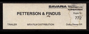 Kino # 35mm # Trailer # Pettersson und Findus # Flat # Trailer # 1999 - Foto 1 di 5