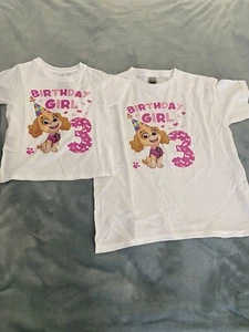 (2) New  Birthday 3  (1) For Little Girls (1) Size (M) For Mother - Picture 1 of 2