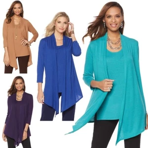 Slinky Brand 2-Piece Jacket and Tank Set 524109-J -NI- (XS-L) - Imagen 1 de 1