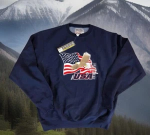 STEVE & BARRY USA - EAGLE -SWEATSHIRT SIZE LARGE NEW WITH TAGS - Picture 1 of 6