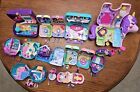 Mixed Lot Polly Pocket World Compact Play Sets 2017 2018 large lot with figures