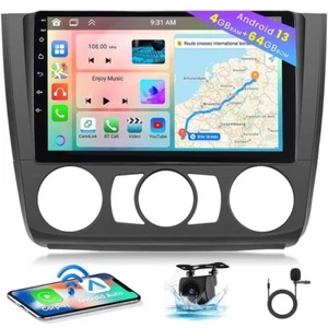 Hikity 8 core 4GB+64GB Android 13 Radio BMW 1 Series E81 E82 E87 E88 2004 2012 - Foto 1 di 5