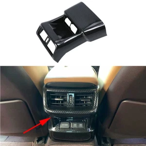 Carbon Fiber Rear Air Vent Outlet AC Cover Trim For Lexus ES350 ES300h 2019-2022 - Picture 1 of 7