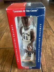 TIM DUNCAN Bobblehead 2003 SPURS 10" Legend Court Base Forever Collectibles Logo - Picture 1 of 5