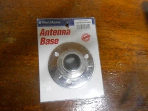 West Marine Antenna Base Model 194550 Fixed Stainless Steel - Picture 1 of 1