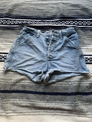 Ralph Lauren Polo Buckle Back Shorts Denim Size 8  - Image 1 of 4