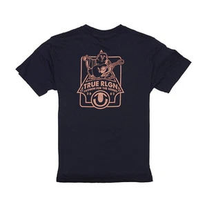True Religion Mens Buddha Graphic Crewneck T-Shirt (XLarge, Night Sky) $59 - Picture 1 of 2