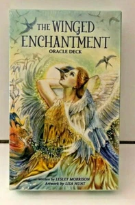 Winged Enchantment Oracle ~ 39 Card Deck & Guidebook Set ~ Tarot Wicca ~ New - Picture 1 of 4