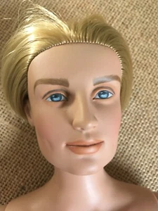 Tonner PRINCE CHARMING 17" Vinyl DOLL cut short Blonde Hair NUDE Figure only - Picture 1 of 22