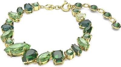 Pulsera Gema Cristales Swarovski, Cortes Mixtos, Verde - 5652822 Foto 1 de 4