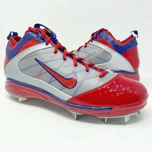 2010 Nike Air Max Diamond Elite PE Jimmy Rollins Philadelphia Phillies Cleats - Picture 1 of 7