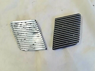 1969 Pontiac Firebird Lower Fender Trim Ornaments Chrome Louvers -  P520 - Image 1 of 4